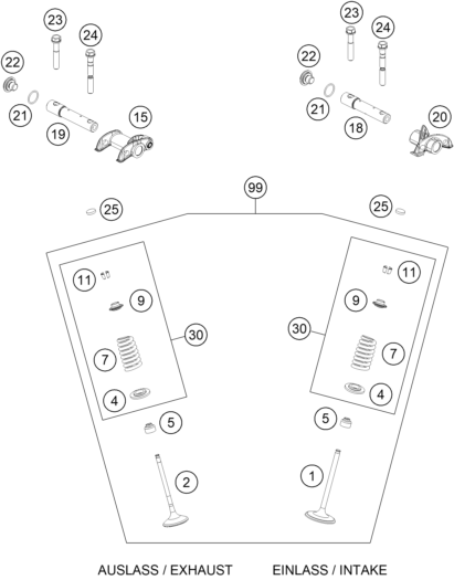 MECANISME DE COMMANDE POUR RX 450F REPLICA 2025