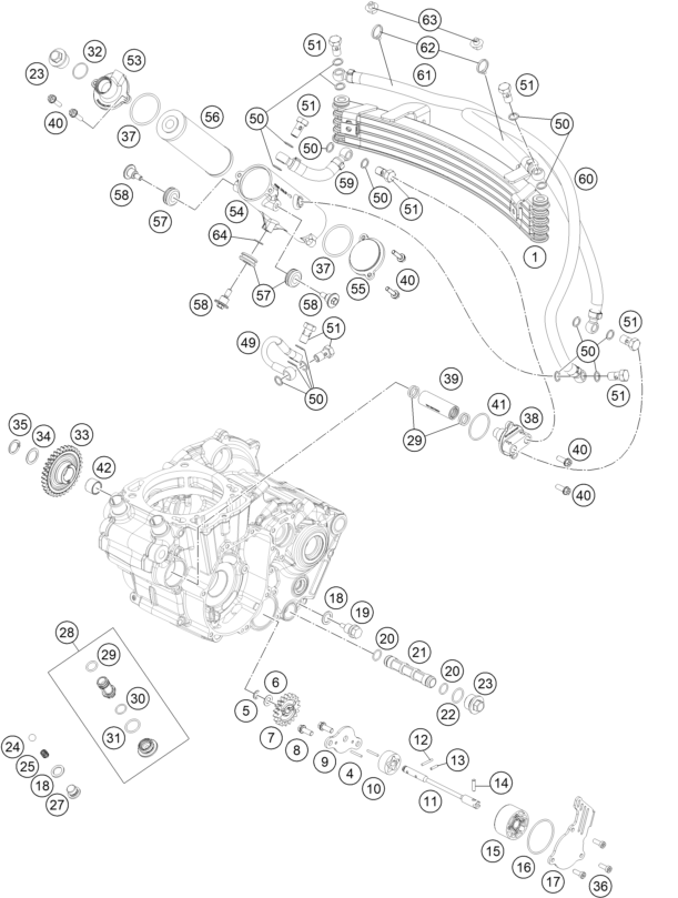 SYSTEME DE LUBRIFICATION POUR RX 450F REPLICA 2023