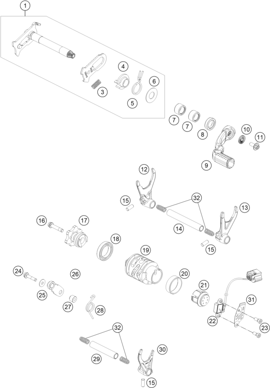 MECANISME DE SELECTION POUR EC 450F 2024 EU