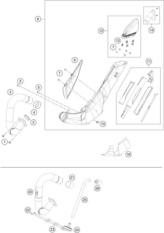 SYSTEME DECHAPPEMENT POUR TXT RACING 125 2024 EU