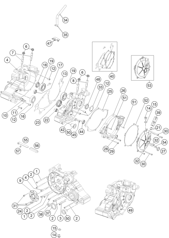 CARTER MOTEUR POUR TXT RACING 125 2025 EU