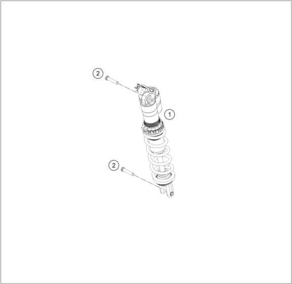 AMORTISSEUR POUR EC 450F 2024 EU