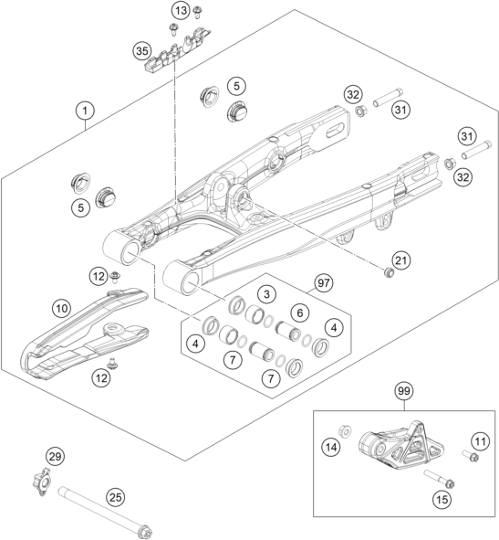 BRAS OSCILLANT POUR MC 50 2024