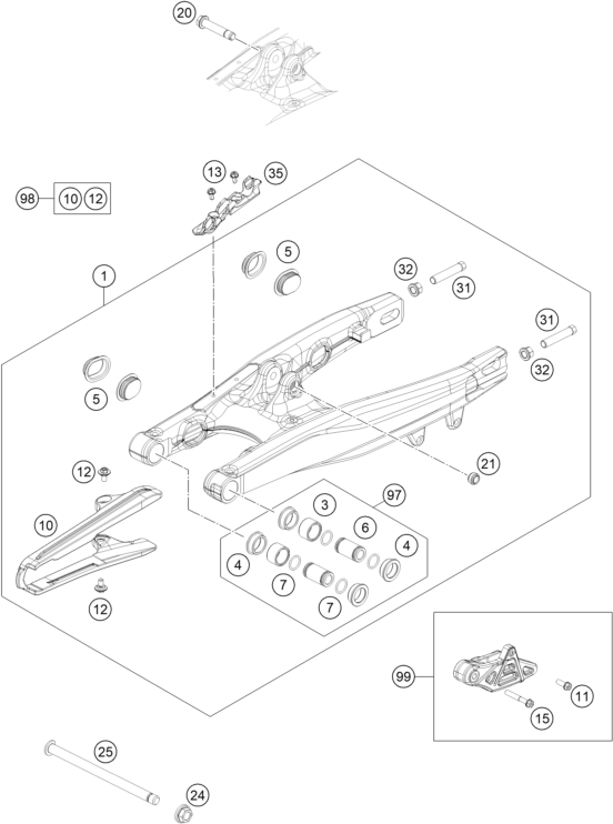 BRAS OSCILLANT POUR MC 65 2024