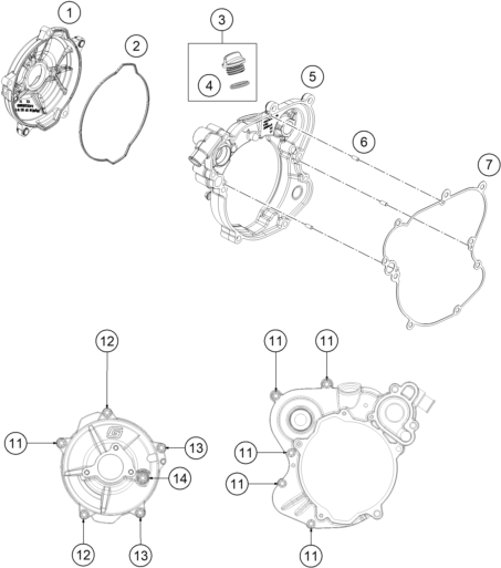 COUVERCLE DEMBRAYAGE POUR MC 65 2024