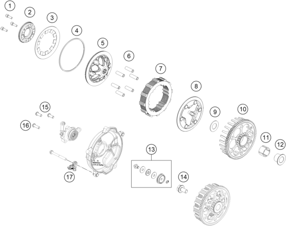 EMBRAYAGE POUR MC 65 2024