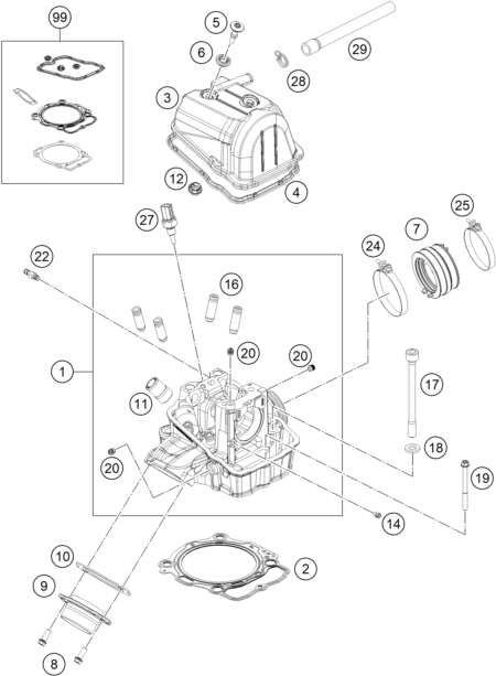 CULASSE POUR EC 500F 2024 EU