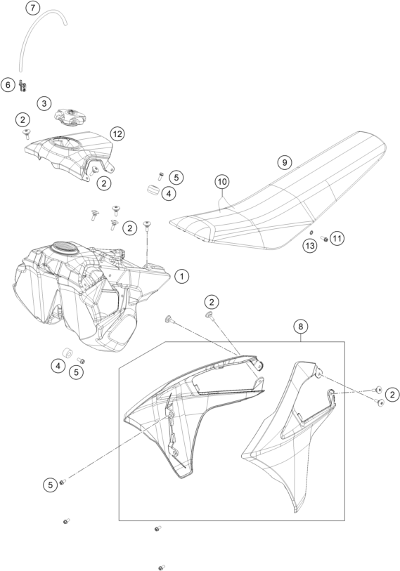 RESERVOIR SELLE POUR MC 125 2025