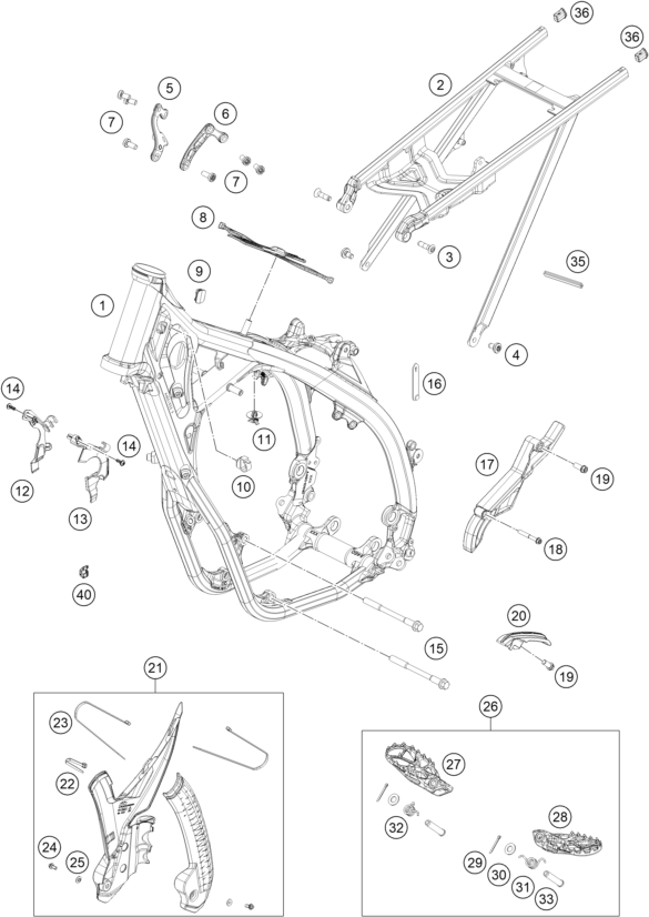 CADRE POUR EC 500F 2024 EU