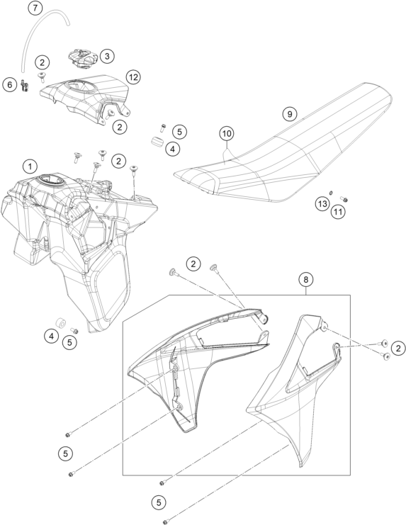 RESERVOIR SELLE POUR EC 125 2025 EU