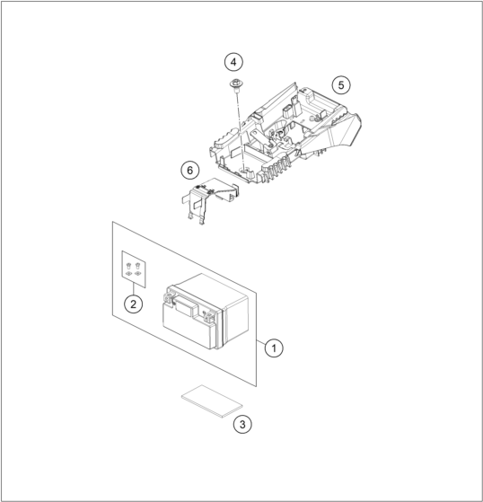 BATTERIE POUR EC 250F 2024 EU