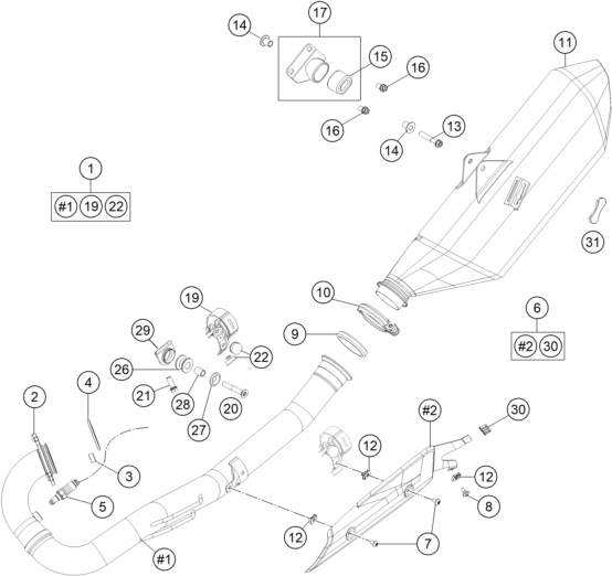 SYSTEME DECHAPPEMENT POUR ES 700 2024 EU