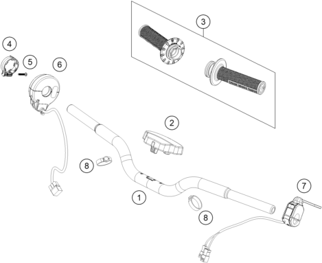 GUIDON ARMATURES POUR MC E 2 2024 EU