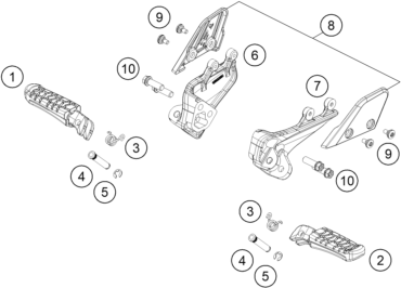 REPOSE PIEDS POUR MC E 2 2024