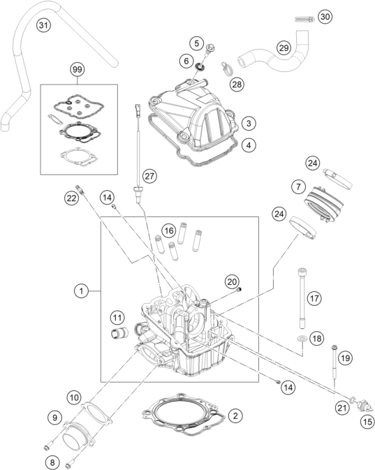 CULASSE POUR RX 450F REPLICA 2025