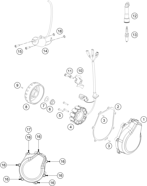 SYSTEME DE ALLUMAGE POUR RX 450F REPLICA 2025