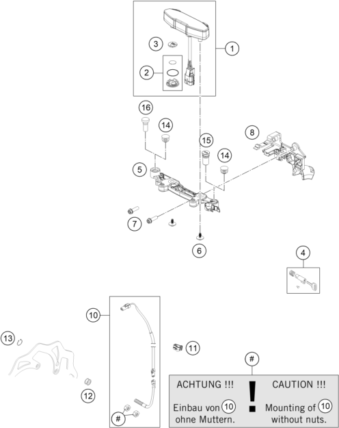 INSTRUMENTS  SYSTEME DE VERROUILLAGE POUR EC 250 2025 EU