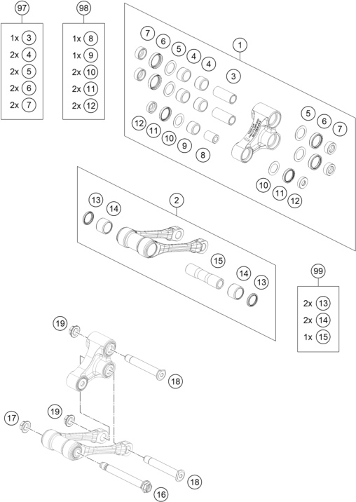 ARTICULATION DE LAMORTISSEUR PRO LEVER POUR EC 125 2025 EU