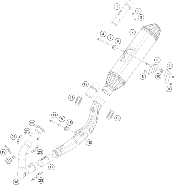 SYSTEME DECHAPPEMENT POUR RX 450F REPLICA 2025