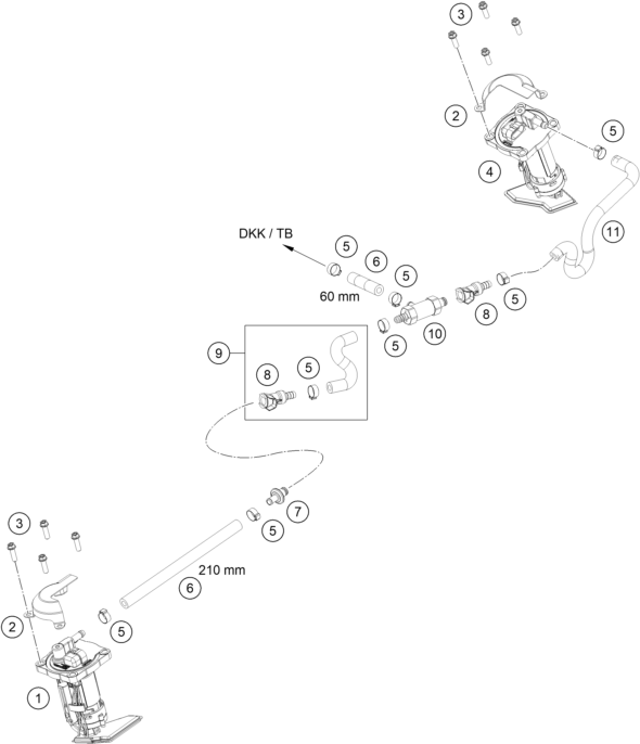 POMPE A ESSENCE POUR RX 450F REPLICA 2025