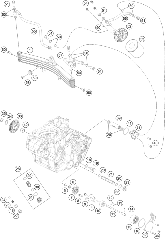 SYSTEME DE LUBRIFICATION POUR RX 450F REPLICA 2025